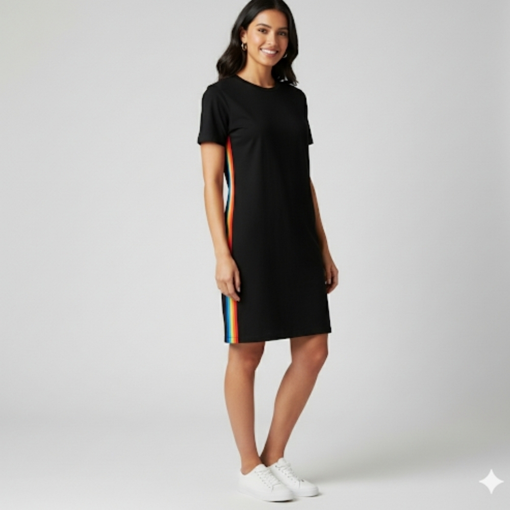 Rue 21 Striped Ribbed Dress